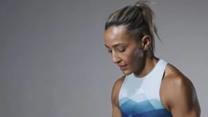 TYR Base Kineticâ„¢ Women's Cropped High Neck Tank - Forge - Image 11