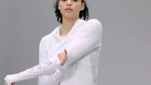 TYR SunDefense⢠Women's Vented Hooded Shirt - Solid - Image 12