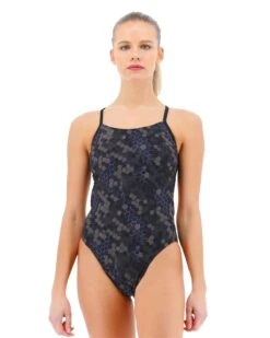 TYR Durafast Elite® Women's Cutoutfit Swimsuit - Carbon Hex