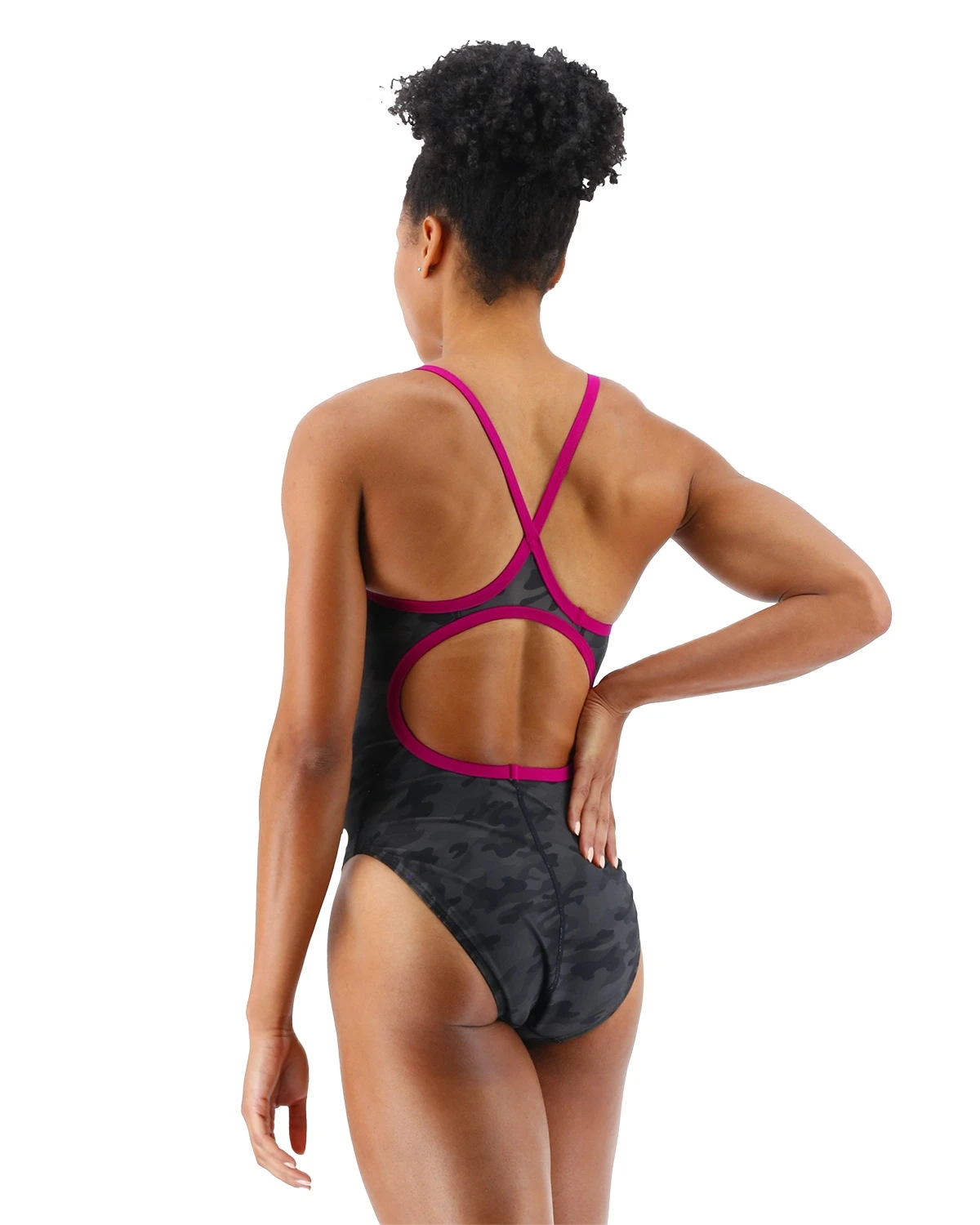 TYR Durafast Elite® Women's Diamond Controlfit Swimsuit - Blackout Camo - Image 4