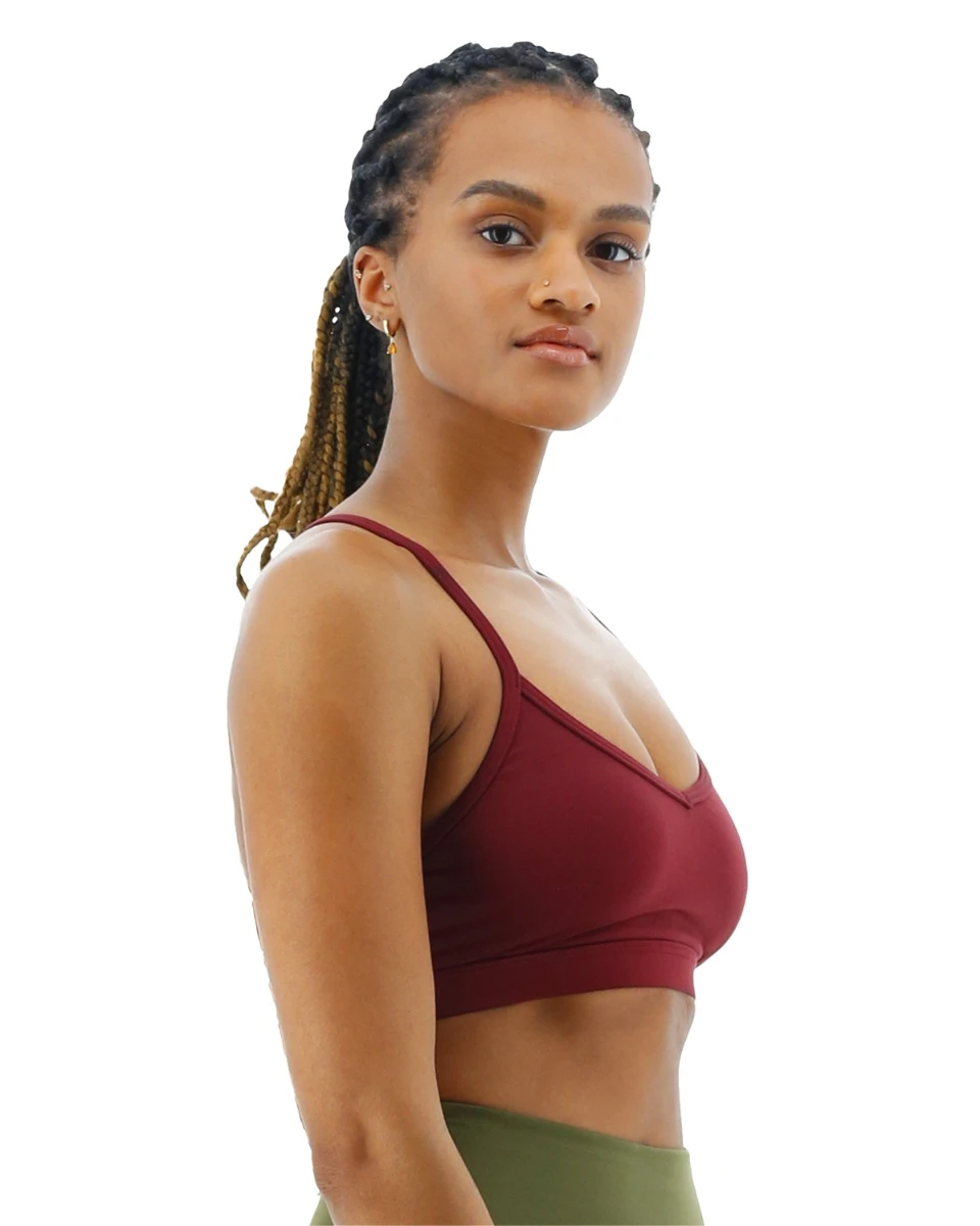 TYR Base Kineticâ„¢ Women's V-Neck Sports Bra - Solid - Image 6