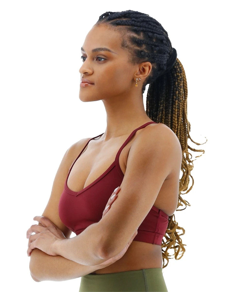 TYR Base Kineticâ„¢ Women's V-Neck Sports Bra - Solid - Image 8