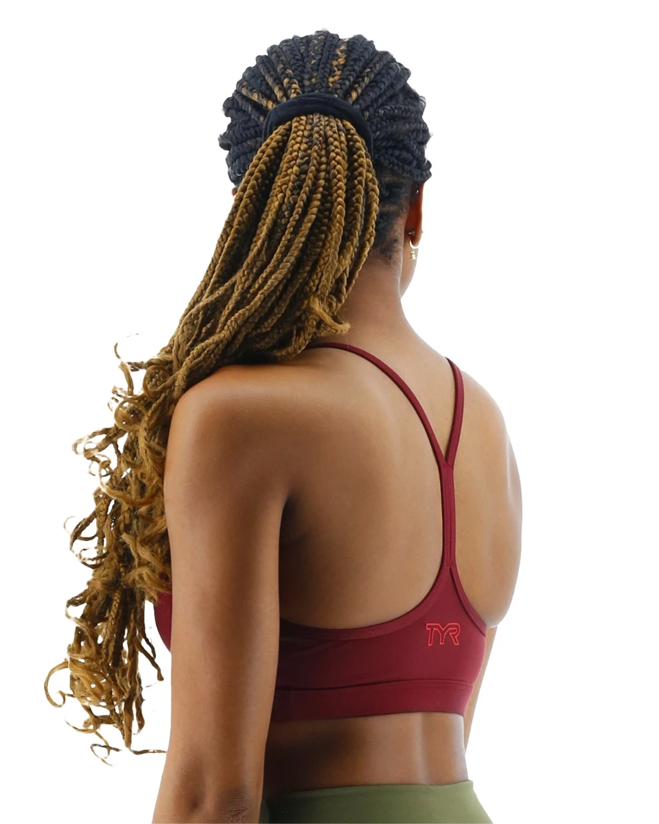 TYR Base Kineticâ„¢ Women's V-Neck Sports Bra - Solid - Image 2