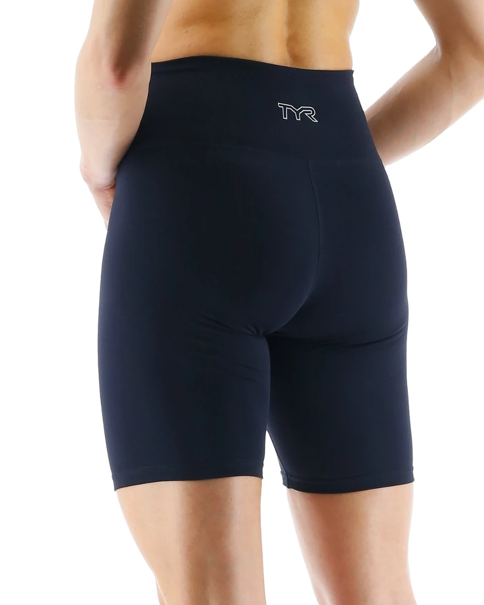 TYR Base Kineticâ„¢ Women's High-Rise 8" Short - Solid - Image 4