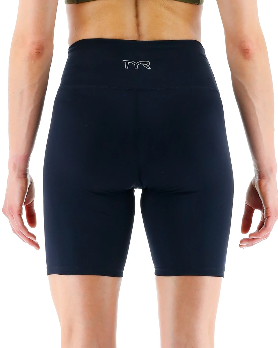 TYR Base Kineticâ„¢ Women's High-Rise 8" Short - Solid - Image 2
