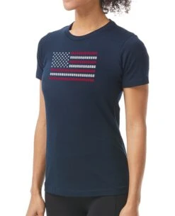 TYR Women's Graphic Tee - USA Lanes